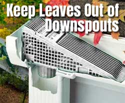 How to Keep Leaves Out of Downspouts with a Downspout Gutter Guard