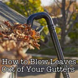 How to Blow Leaves Out of Your Gutter with the Toro Gutter Cleaning Kit