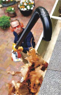 Stihl Gutter Cleaning Attachment Allows You to Remove Leaves from Gutters Without a Ladder